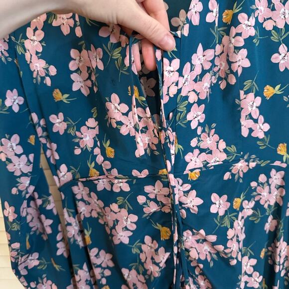 Intermix Adrina Silk Floral Dress - Picture 6 of 8